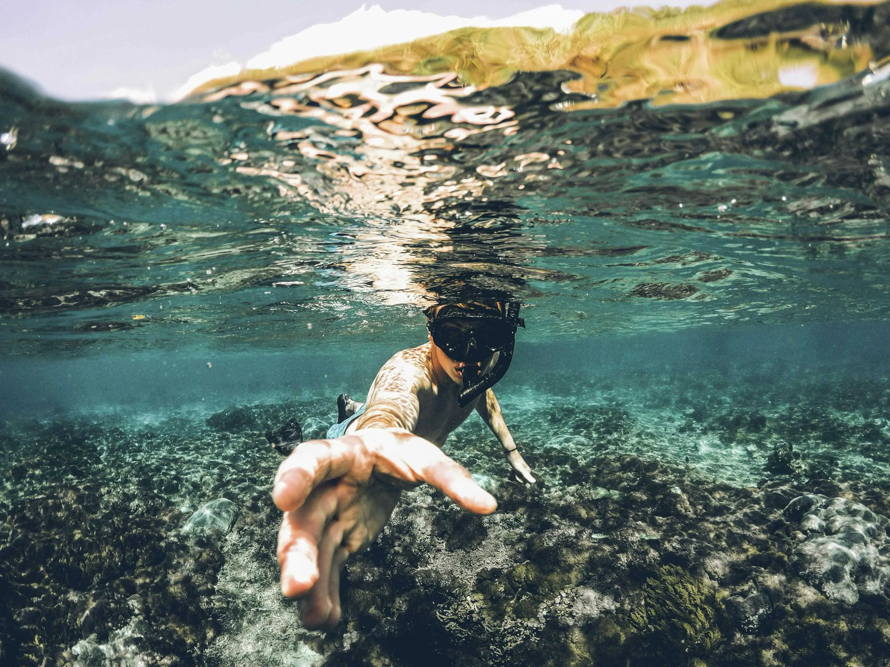 Snorkeling at Blue Lagoon Beach